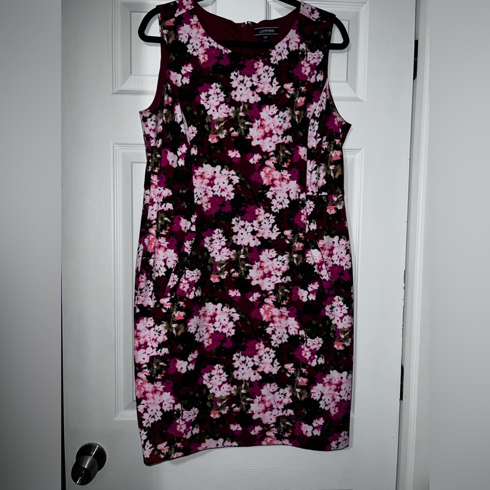 Lands' End Women's Dresses Lands' End Sleeveless Knit Sheath Dress with Pockets